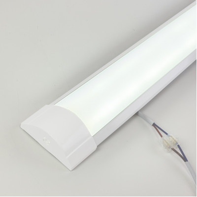 Линейный светодиодный светильник 36W 120 см 2880 Лм 6500К 1.2м металл, с кабелем 1м