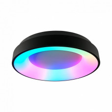 Люстра RGB (різнокольорова) + ССТ (зміна білого) 2700K-6000K з пультом 72Вт 4700Lm Чорна