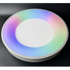 Потолочная люстра с пультом RGB + белый свет (2700K-6000K) 4700Lm 72вт белая