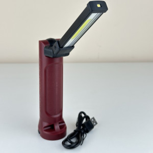 Ліхтар WORKLIGHT-71-XPE+COB (white+red), Li-Ion акумуляторний