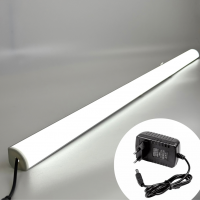 Мощная led подсветка 1.5 м (2 ряда диодов) 30Вт 12В равномерный свет 6500К ...
