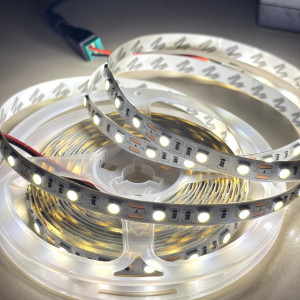 Набір світлодіодної стрічки 12V SMD 5050 (60 LED/m) IP20 теплий білий 5м + блок живлення + коннектор