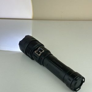 Надпотужний ліхтар PLD-S011 LED PM50-TG+COB 6х18650 Power Bank індикація заряду Type-C Zoom