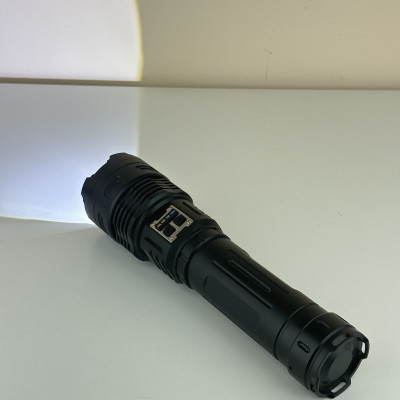 Сверхмощный фонарь PLD-S011 LED PM50-TG+COB 6х18650 Power Bank индикация заряда Type-C Zoom