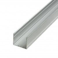 Накладний профіль для світлодіодної стрічки анодований ЛП12 без розсіювача ...