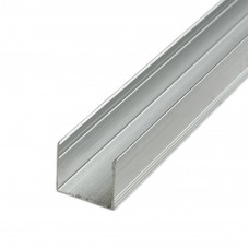 Накладной профиль для светодиодной ленты анод ЛП12 без рассеивателя 2м LED STORY Profi (цена 1м)