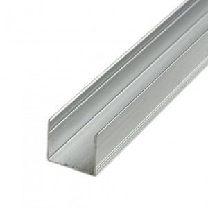 Накладний профіль для світлодіодної стрічки анодований ЛП12 без розсіювача 2м LED STORY Profi (ціна 1м)