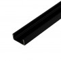 Накладной черный профиль для светодиодной ленты с черным рассеивателе LS139 2м (цена 1м) - фото №3
