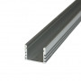 Накладной профиль для светодиодной ленты анодированный ЛП-12 без рассеивателя 2м (цена за 1 м) - фото №1