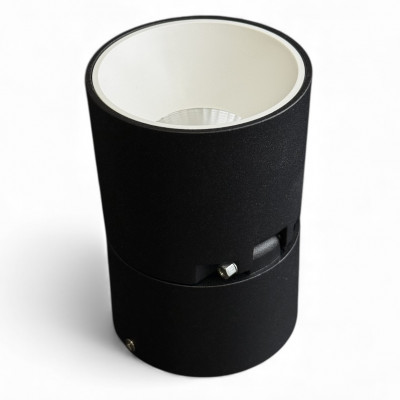 Накладной спот светодиодный 12 Вт черный корпус 4000K