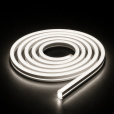 Неонова led стрічка 24V 10Вт/м 8x16мм нейтральний білий 120 д.м. IP68 (ціна...