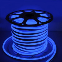 Неонова стрічка 2835 6W,120 д.м. (IP65) 220В 8х16мм синій (ціна 1м) (52)