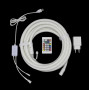 Неонова стрічка RGBIC світлодіодна 5В SMD3535 50д.м. 5 Вт/м IP68 кругла D13 з USB комплект 5м - фото №3