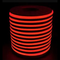 Неонова стрічка SMD 2835 10W 120 д.м. IP68 220В 8х16мм світлодіодна червона (ціна 1м)