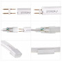 Неонова стрічка SMD2835,  IP68, 20-22 Lm, 8*16мм, 220V  теплий білий (ціна 1 м) - фото №3
