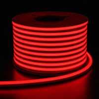 Неоновая лента SMD 2835 10W 120 д.м. IP68 220В 8х16мм светодиодная красная ...