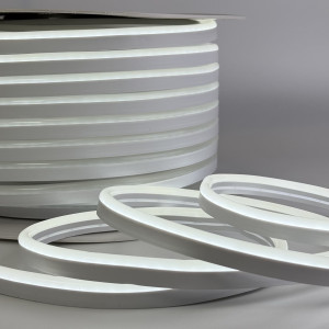 Неонова стрічка led 12В білий холодний 8Вт/м IP65 120д.м. (ціна 1 м)