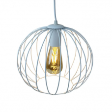 Одиночний підвісний світильник під лампу Е27, білий