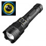 Надпотужний ліхтар PLD-S011 LED PM50-TG+COB 6х18650 Power Bank індикація заряду Type-C Zoom - фото №1