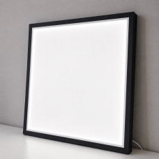 Led панель 600х600 накладная 48Вт 4800Лм холодный 6500К с черной рамкой LED...