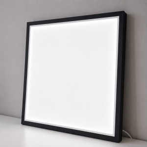 Led панель 600х600 накладная 48Вт 4800Лм холодный 6500К с черной рамкой LED...