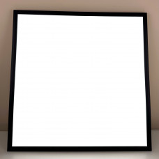 Панели 36Вт светодиодные 3600лм 5000K дневной свет без полосок 600×600мм с черной рамкой