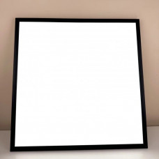 Панелі 600×600мм світлодіодні 48Вт 4800лм 6500K холодне світло без полосок з чорною рамкою