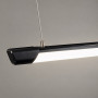 Подвесной led светильник линейный 72 Вт 1.2 м 5000K IP44 220В черный - фото №3