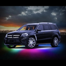 Підсвітка авто RGBW 12V IP68 2×120см + 2×150см з пультом