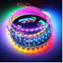 Пиксельная светодиодная лента WS2815 SMD 5050 60 LED/m | 12 Вольт IP65 белая основа (цена 1 м) - фото №1