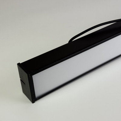 Підвісні світильники 36W 3240Лм 6500К 120см чорний (метал) Lens 