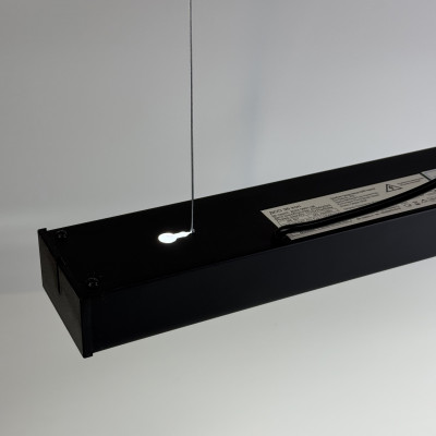 Підвісні світильники 36W 3240Лм 6500К 120см чорний (метал) Lens 