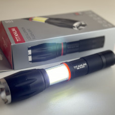 Портативный светодиодный аккумуляторный фонарик Videx Titanum 300Lm 6500K IPX2 TLF-T06