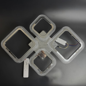 Потолочная люстра LED 72W хром белый теплый/нейтральный/холодный