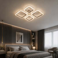 Потолочная люстра LED 72W хром белый теплый/нейтральный/холодный
