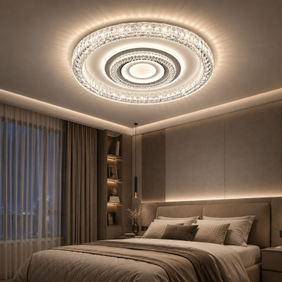 Потолочный led светильник круглый 60Вт 3000-6000К IP20 белый