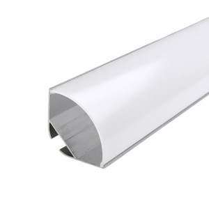 Профіль для LED стрічки, подвійний LS206-1 з матовим розсіювачем 2м (ціна 1...