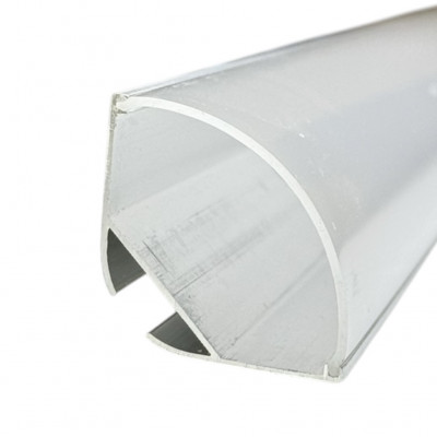 Профіль для LED стрічки, подвійний LS206-1 з матовим розсіювачем 2м (ціна 1м)