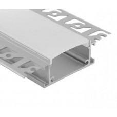 Профиль для LED ленты АЛ-21-5 в гипсокартон под штукатурку с рассеивателем 3м (цена за 1м)