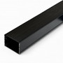 Профіль 20х30 накладний чорний  з чорним розсіювачем широкий анодований LS99 2м (ціна 1 м) - фото №1