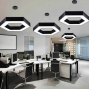 Світлодіодний світильник ДСО 16У-96-001 Hollow Hexagon 1.2м 96Вт 6500К Led-Story підвісний фігурний - фото №4