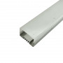 Алюмінієвий профіль для LED стрічки LSO прямокутний з розсіювачем 2м (ціна 1м) - фото №3