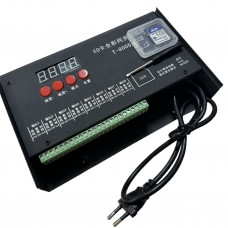 Програмований контролер смарт LED стрічки T8000AC (RGB 5-24В, 8 портів)