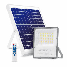 Прожектор с сонячною панеллю VIDEX 2800Lm світлодіодний 5000K