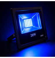 Лед прожектор синій 20W IP65 SMD2835 1800Лм РЕМОНТОПРИДАТНИЙ