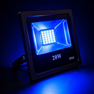 Лед прожектор синій 20W IP65 SMD2835 1800Лм РЕМОНТОПРИДАТНИЙ