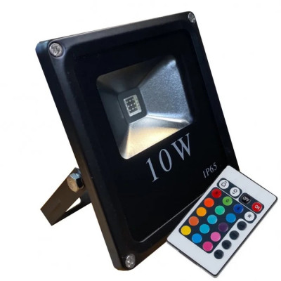 Лед прожектор RGB 10W IP65 вуличний LED STORY Premium 