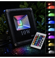 Лед прожектор RGB 10W IP65 вуличний LED STORY Premium 