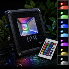 Лед прожектор RGB 10W IP65 вуличний LED STORY Premium...