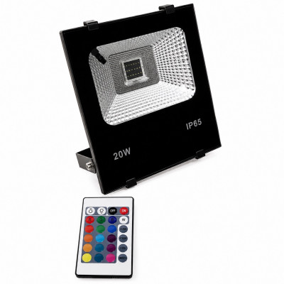 Прожектор RGB (разноцветный) светодиодный 20W IP65 LED STORY PREMIUM